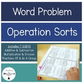 Word Problem Operation Sorts