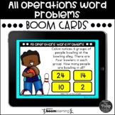 All Operations Word Problems Boom Cards™ - Digital Task Cards