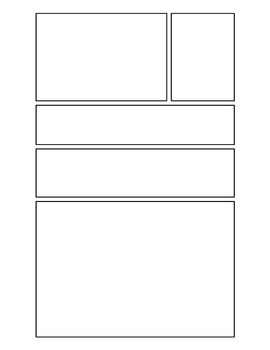 Preview of All-Purpose Comic Templates - Set 1