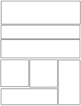 Preview of All-Purpose Comic Templates - Set 3