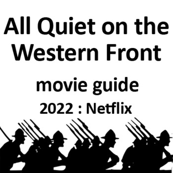 Preview of All Quiet on The Western Front Movie Guide with ANSWERS | Worksheet (2022)