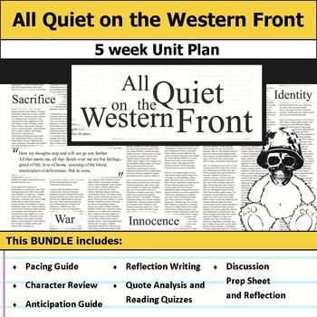 Preview of All Quiet on the Western Front Unit