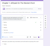 All Quiet on the Western Front Quizzes Chapter 1 Reading Quiz