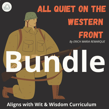 Preview of All Quiet on thee Western Front Unit Mega Bundle (No Prep) (8th Grade ELA)