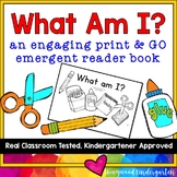 Back to School Sight Word Emergent Reader Book: "What Am I?"