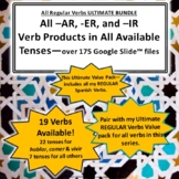 All Regular Verbs Ultimate Mega Bundle: All -AR, -ER, and 