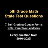 All Released 5th Grade Math State Test Questions