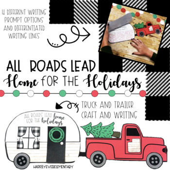 Preview of All Roads Lead Home Truck and Trailer Craft and Writing