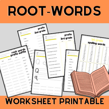 Preview of All Root Words Worksheet Root Words, Prefixes, and Suffixes Worksheets Printable