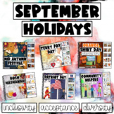 All SEPTEMBER Holidays and Celebrations - Cultural Diversi