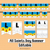 All Saints Day Bulletin Board Bunting Door Decorations Pen