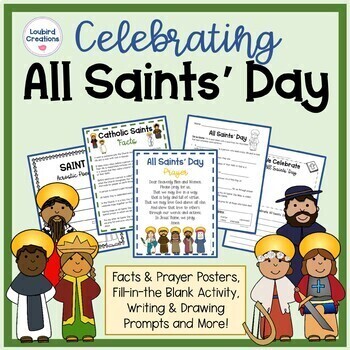 Preview of All Saints Day Facts | Prayer | Catholic Reflection Writing Activities