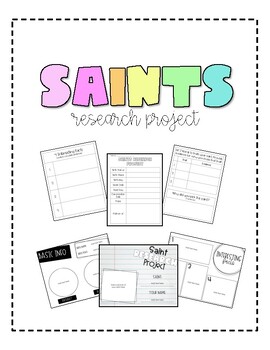 Preview of All Saints Day Project