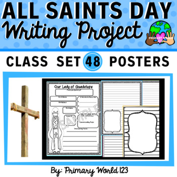 Preview of All Saints Day Research Report Writing Project Common Core