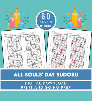 Preview of Catholic All Souls' Day Sudoku Volume 2