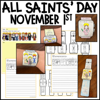 Preview of All Saints' Day activity for November 1st 