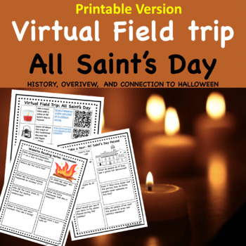 Preview of All Saints Day and Halloween Virtual Field Trip for Middle and High School