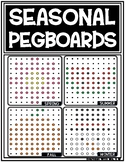 All Seasons Pegboard Seasonal Themed Task Card Work It Bui