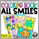 All Smiles Fun Coloring Pages Brain Break Activities Color