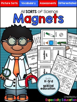 Preview of Magnets Sorting (Science Activities for Special Education)