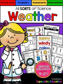 Preview of Weather Sorting (Science Activities for Special Education)