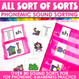Word Sorts for Phonemic Awareness Activities - Over 80 Sou
