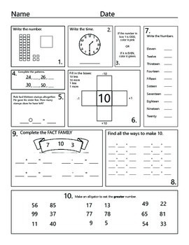 Preview of All Standards math reviews