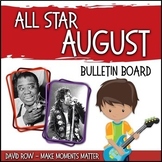 All-Star August -- Music Bulletin Board Set