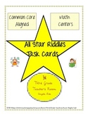 All-Star Place Value Riddle Task Cards