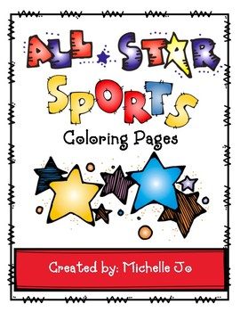Preview of All Star Sports Coloring Pages
