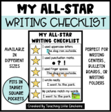 All-Star Writing Checklist | Editing Checklist