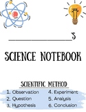 Interactive Notebook Covers | Math/Science/ELA/Social Stud