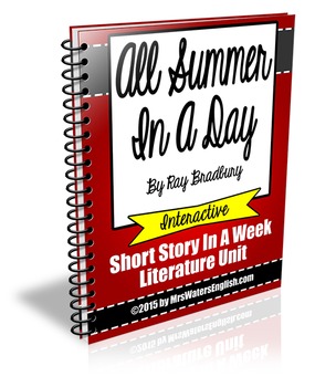 Preview of All Summer In A Day By Ray Bradbury Short Story Literature Unit 1.2