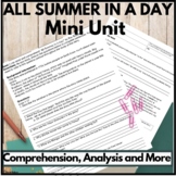 All Summer In A Day Short Story Unit Reading Comprehension