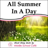 All Summer In a Day Short Story Unit Reading Guide