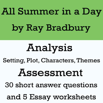 all summer in a day essay questions