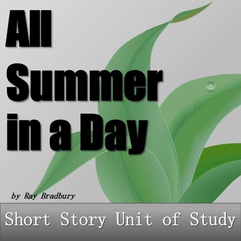 all summer in a day by ray bradbury summary