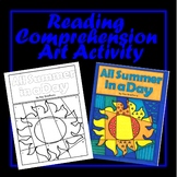 All Summer in a Day Reading Comprehension Art Activity