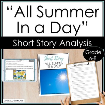 Preview of All Summer in a Day Short Story Activities and Close Reading