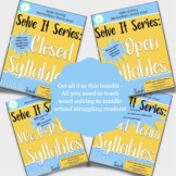 All Syllable Types for Middle School Reading Intervention 