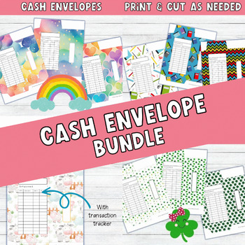 Preview of All The Cash Envelopes! - GROWING BUNDLE