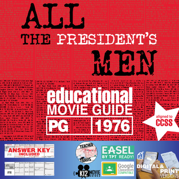 Preview of All The President's Men Movie Guide | Reporting | Journalism (PG - 1976)