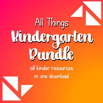 All Things Kindergarten Bundle by Lab Llama | TPT