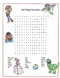 Toy Story Activity Movie Word Search Disney