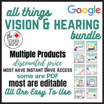 Preview of All Things Vision & Hearing Bundle