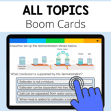 All Topics BOOM Cards | 5th Grade Science STAAR Review  | 