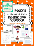 All US Regions Interactive Notebook Bundle