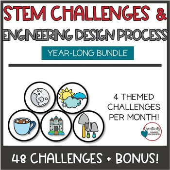 Preview of Kindergarten STEM Activities and Engineering Challenges BUNDLE
