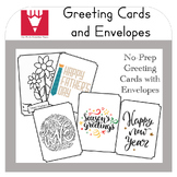 All-Year Greeting Card Set, Adaptive Writing Lines
