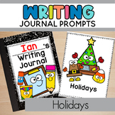 All Year Holiday Writing Journal Prompts for Kindergarten